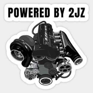 Powered by 2JZ Sticker